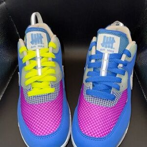 Size 5.5 - Undefeated x Nike Air Max 90 Pacific Blue, CQ2289-400, Clean, No Box